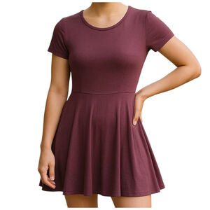 Garage Purple Fit & Flare Mini Dress Size Small